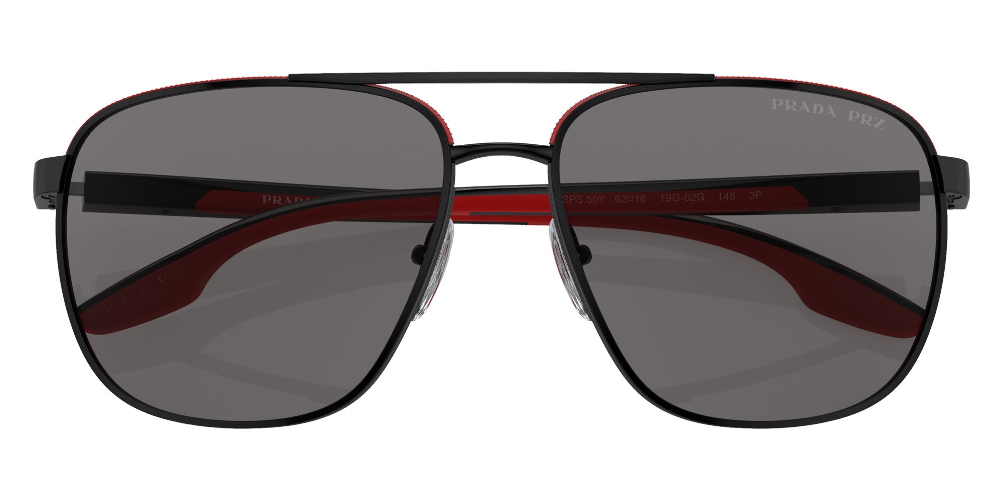 Prada Linea Rossa PS 50YS 19G02G 62 - Black/Red #id:ps50ys19g02g_s:100120