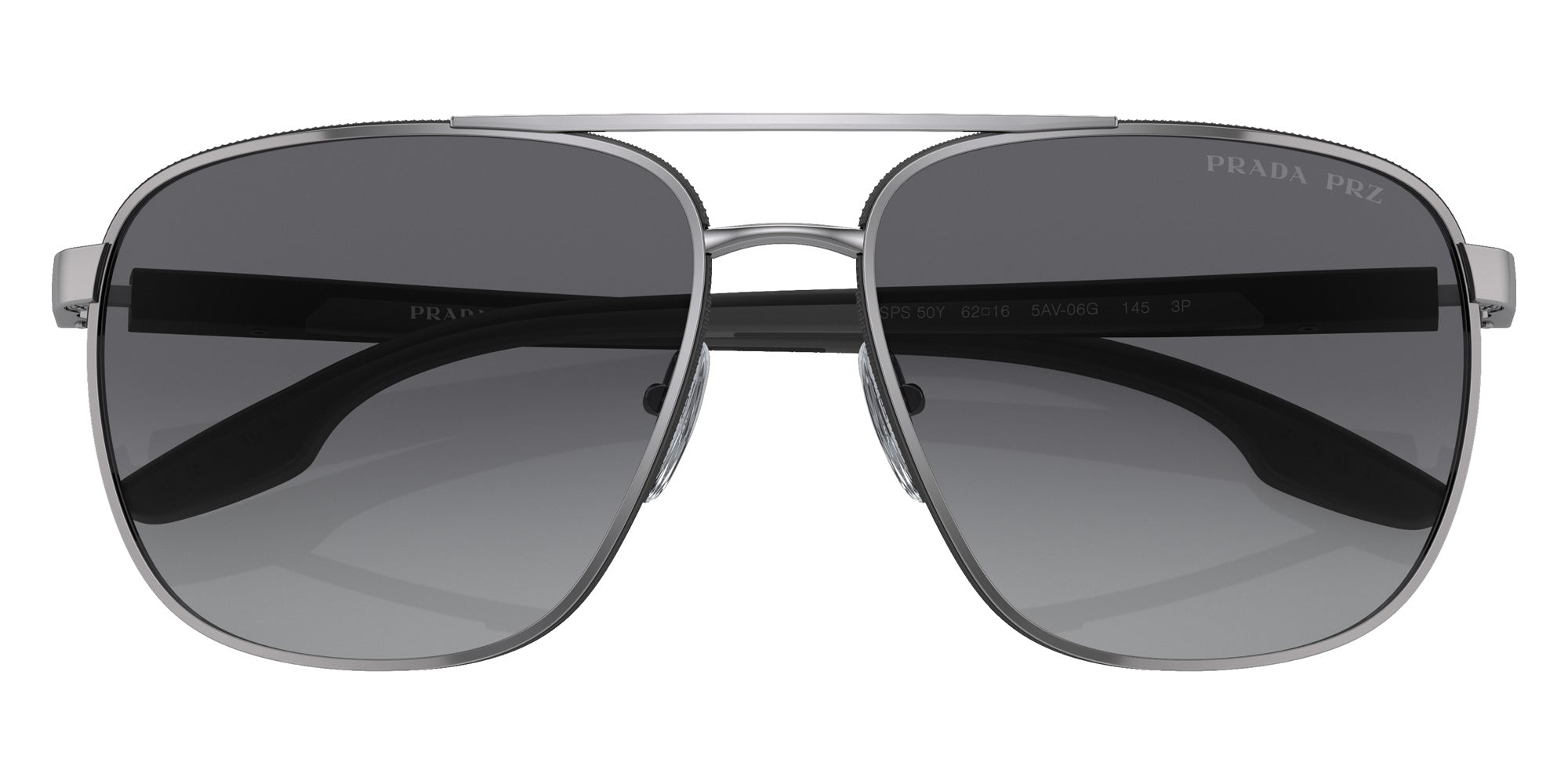 Prada Linea Rossa PS 50YS 5AV06G 62 - Gunmetal / Polarized Gray Gradient #id:ps50ys5av06g_s:100120