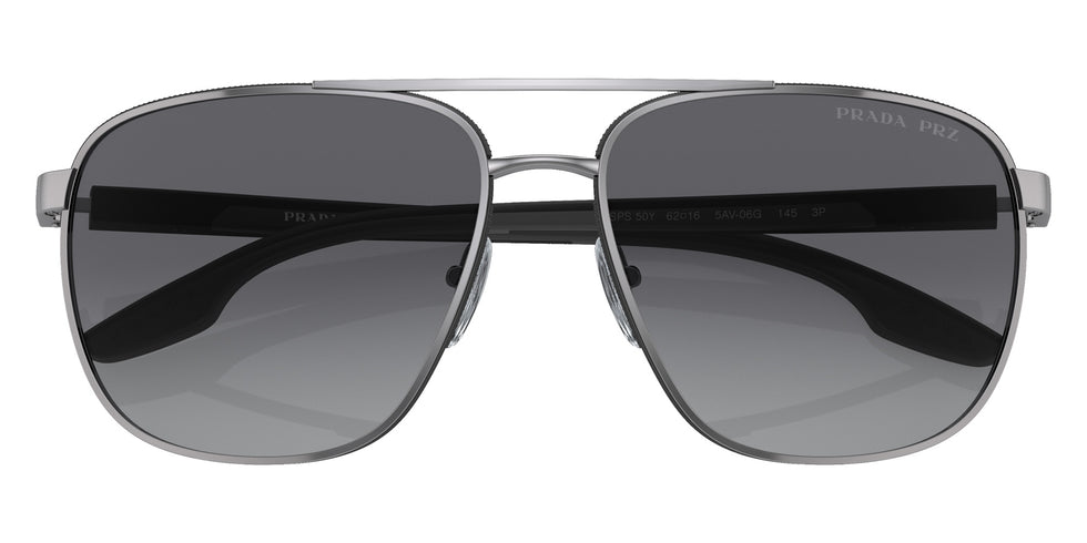 Prada Linea Rossa PS 50YS 5AV06G 62 - Gunmetal / Polarized Gray Gradient #id:ps50ys5av06g_s:100120