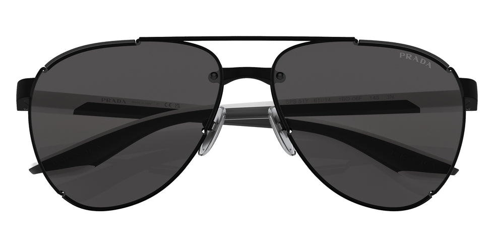 Prada Linea Rossa PS 51YS 1BO06F 61 - Matte Black / Dark Gray #id:ps51ys1bo06f_s:100120