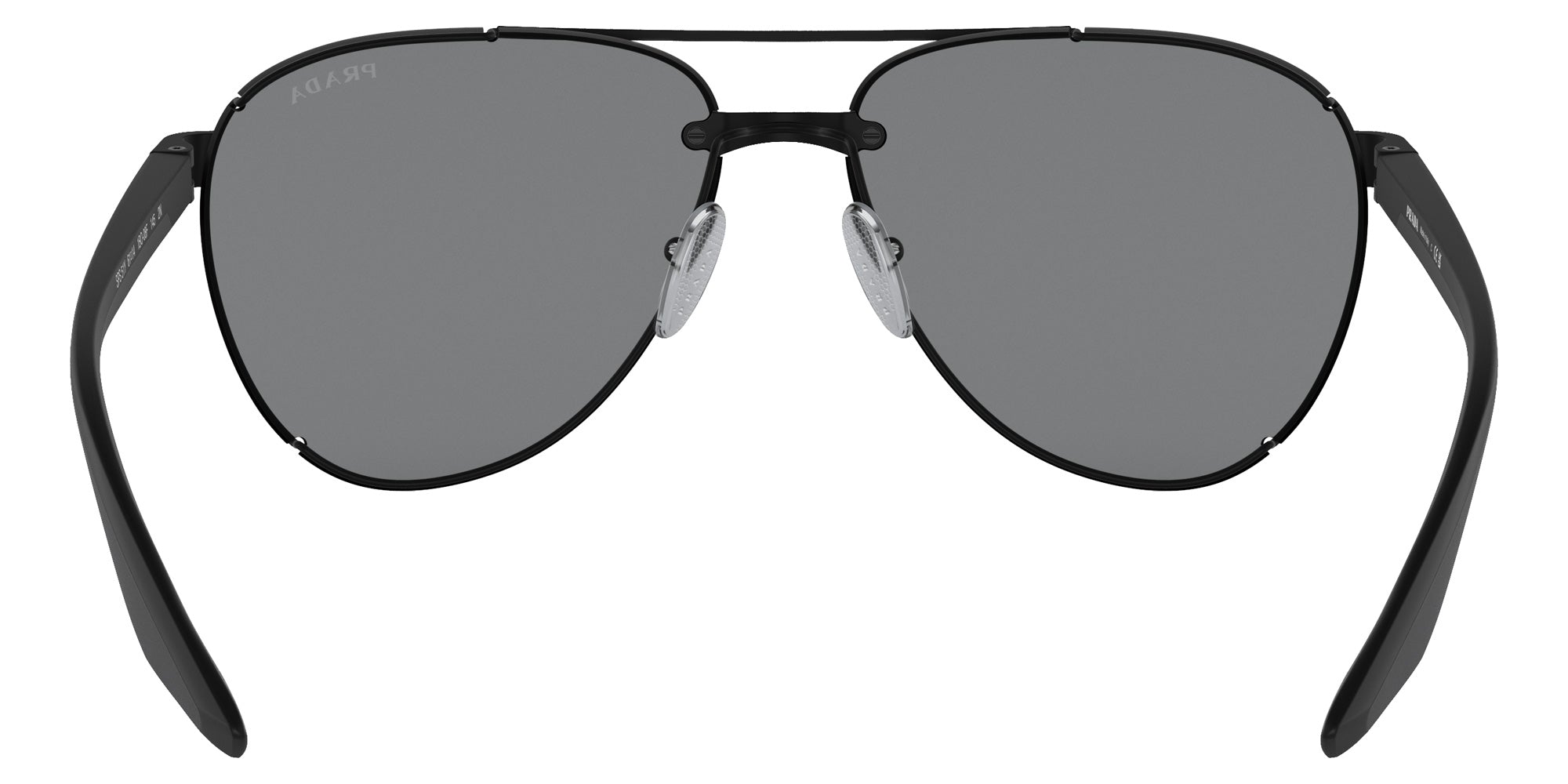 Prada Linea Rossa PS 51YS 1BO08F 61 - Matte Black / Dark Gray Mirrored Blue/Red #id:ps51ys1bo08f_s:100115
