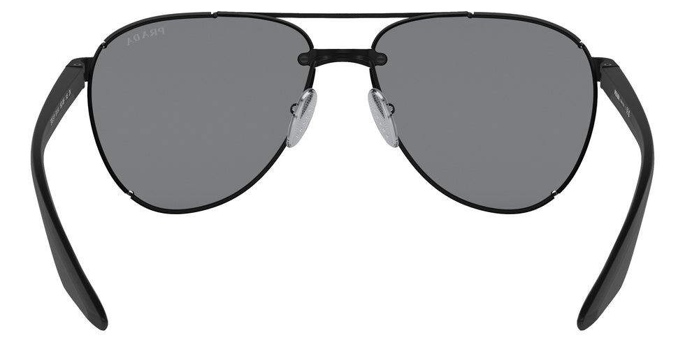 Prada Linea Rossa PS 51YS 1BO08F 61 - Matte Black / Dark Gray Mirrored Blue/Red #id:ps51ys1bo08f_s:100115
