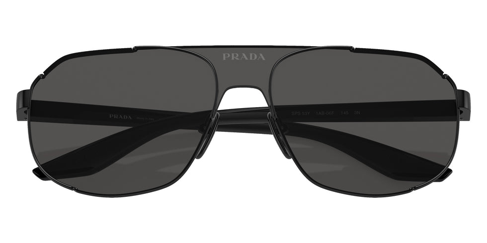 Prada Linea Rossa PS 53YS 1AB06F 140 - Black / Dark Gray #id:ps53ys1ab06f_s:100120