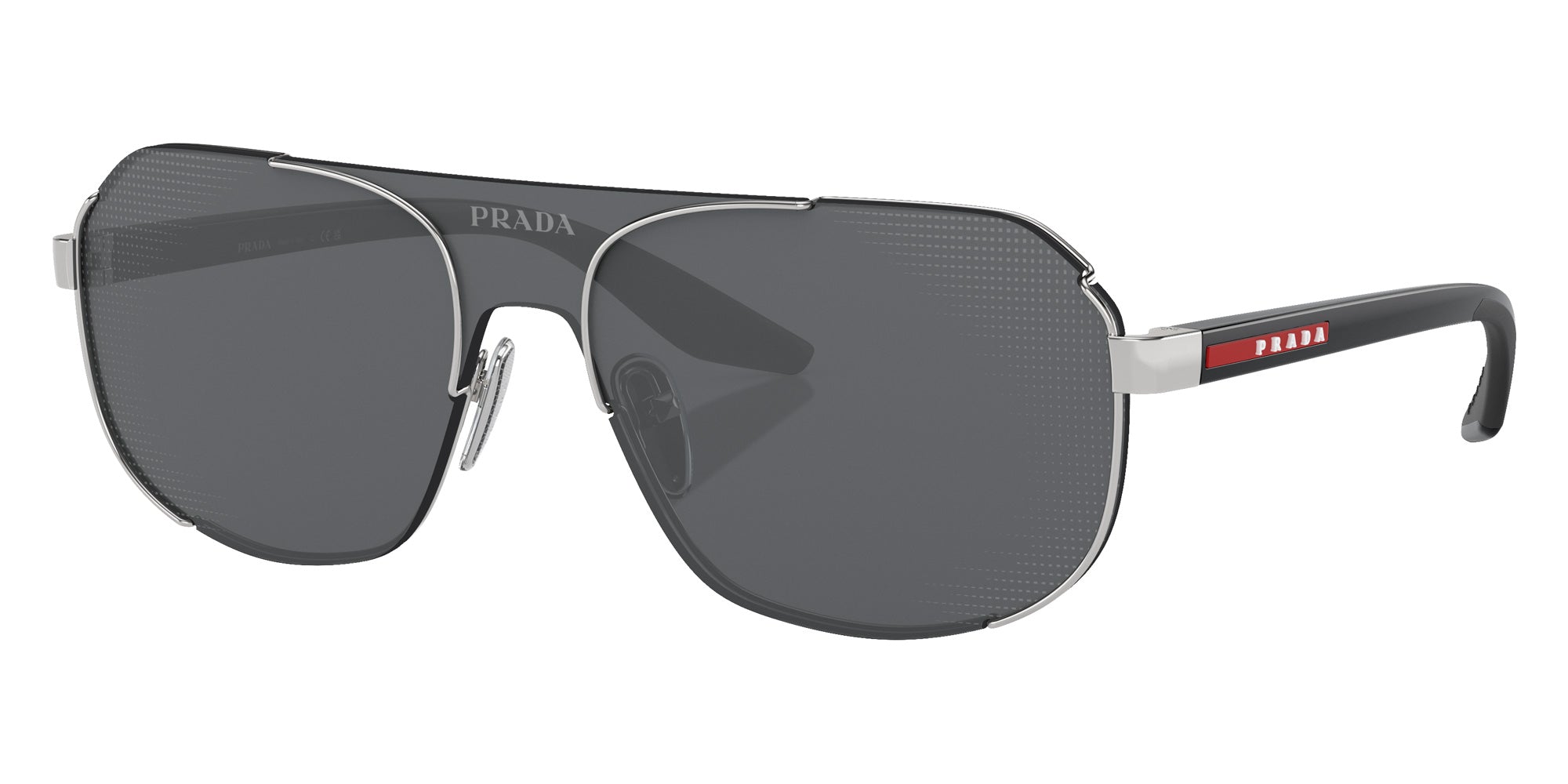 Prada Linea Rossa PS 53YS 1BC07U 140 - Silver / Gray Mirrored Black #id:ps53ys1bc07u_s:102105