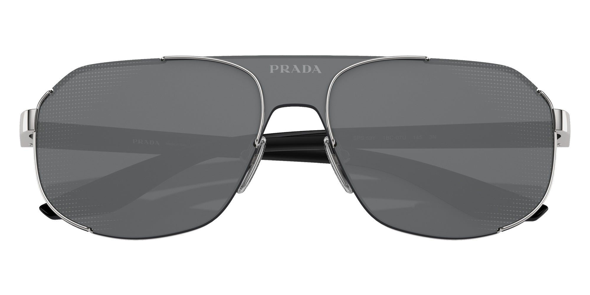 Prada Linea Rossa PS 53YS 1BC07U 140 - Silver / Gray Mirrored Black #id:ps53ys1bc07u_s:102120