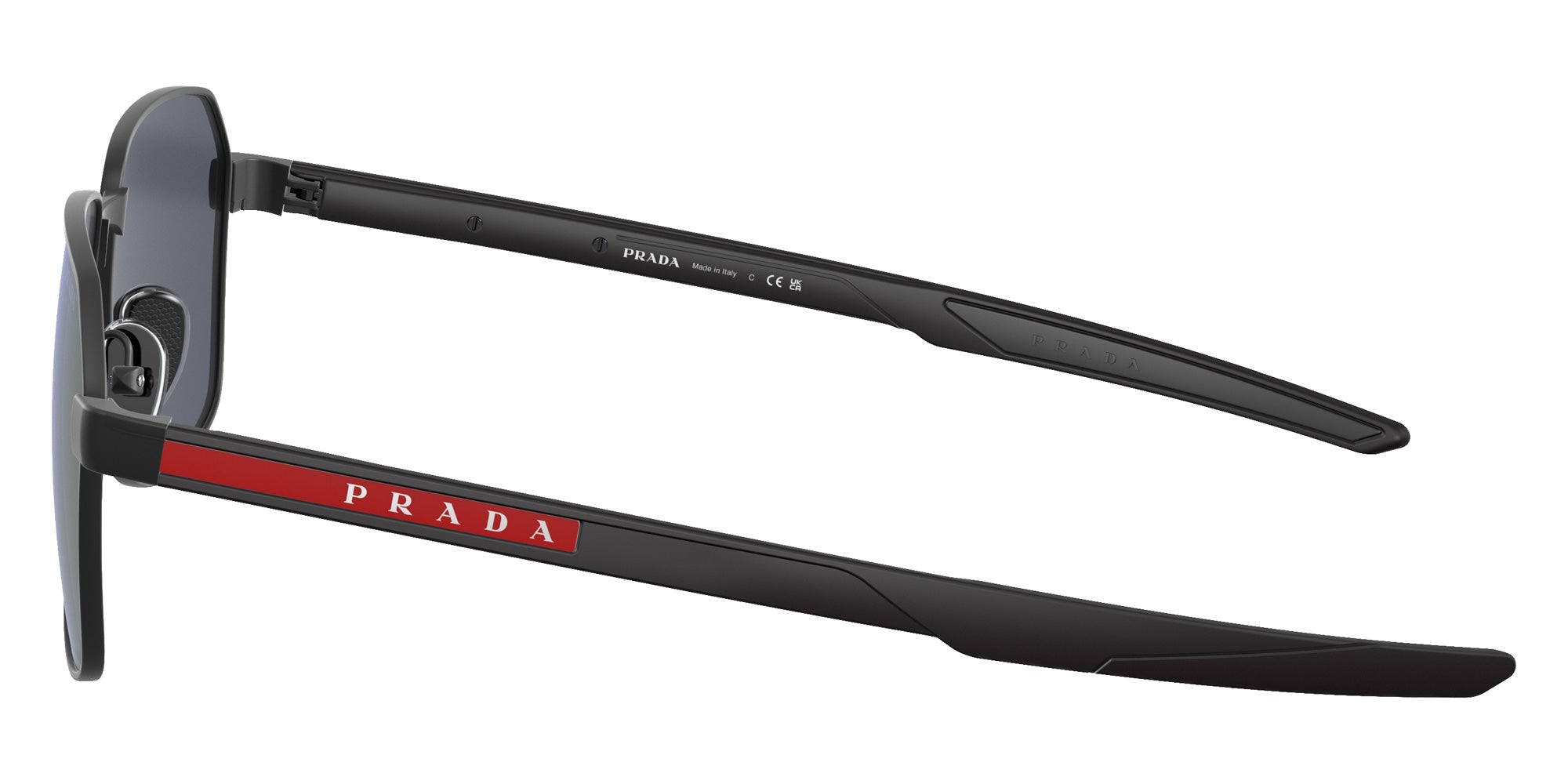 Prada Linea Rossa PS 54WS DG005U 57 - Black Rubber / Dark Blue Violet Mirrored #id:ps54wsdg005u_s:100110