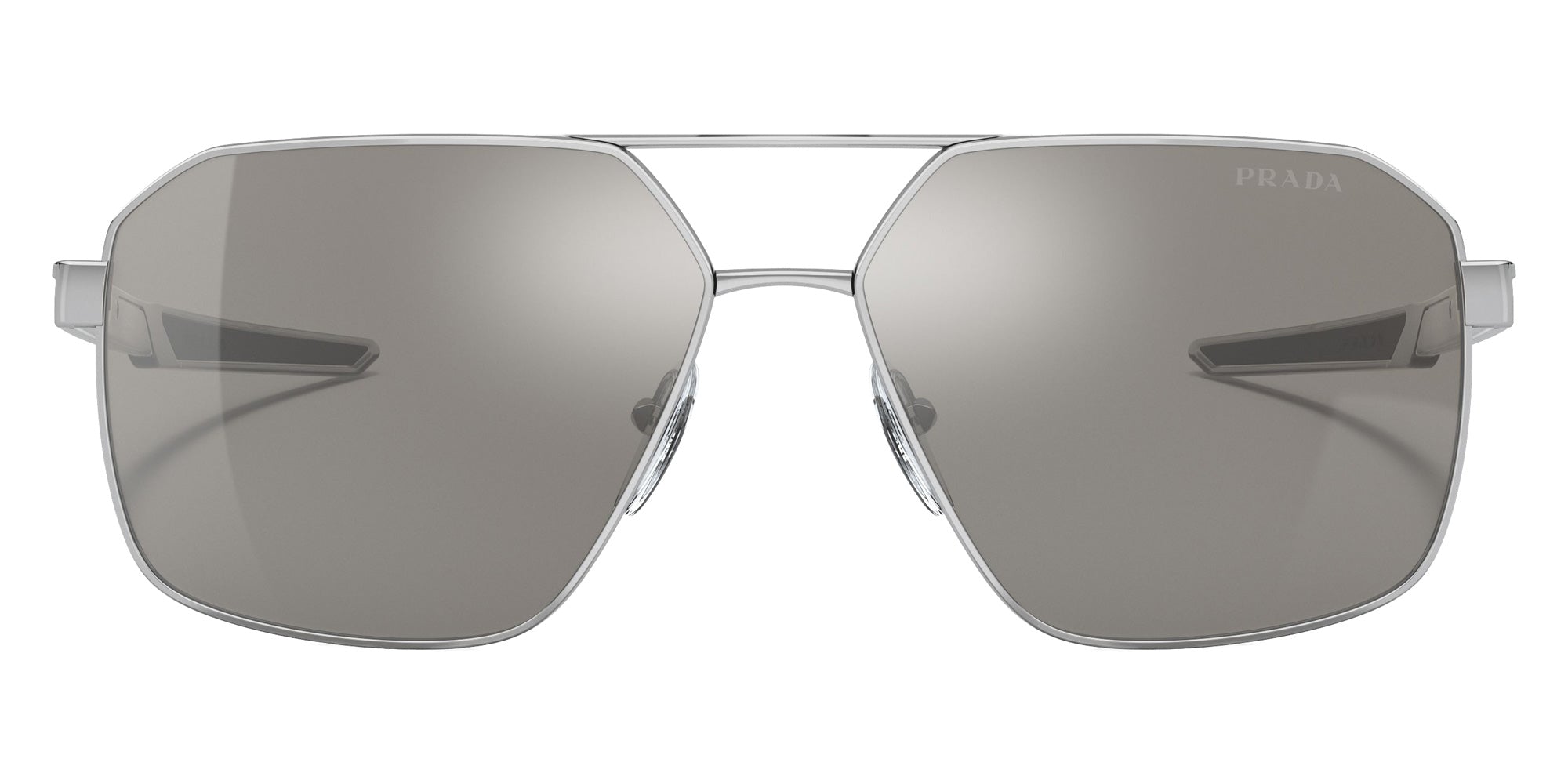 Prada Linea Rossa PS 55WS 1BC07F 60 - Silver / Light Gray Mirrored Silver #id:ps55ws1bc07f_s:100100