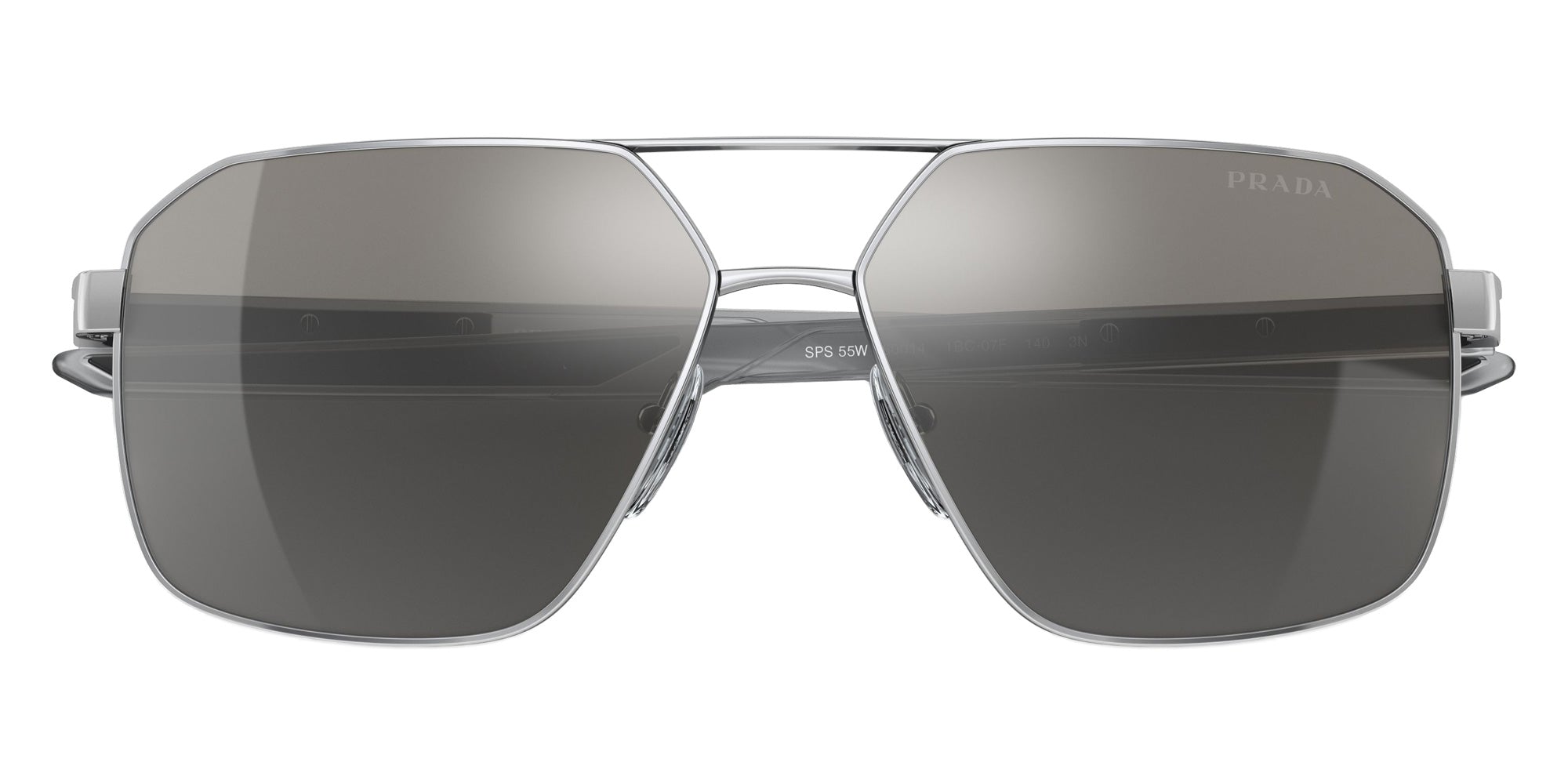 Prada Linea Rossa PS 55WS 1BC07F 60 - Silver / Light Gray Mirrored Silver #id:ps55ws1bc07f_s:100120