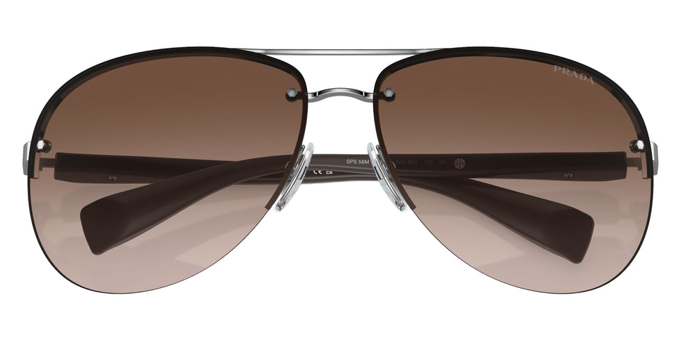 Prada Linea Rossa PS 56MS 5AV6S1 65 - Gunmetal / Brown Gradient #id:ps56ms5av6s1_s:100120
