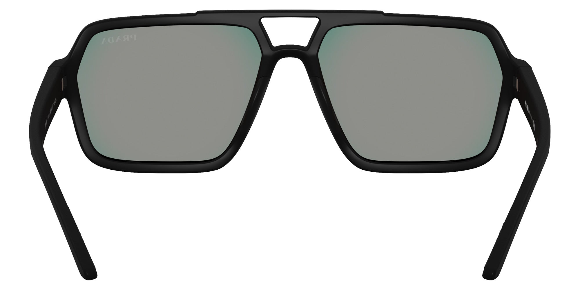 Prada Linea Rossa PS A06SF DG008F 59 - Black Rubber / Dark Gray Mirrored Blue/Red #id:psa06sfdg008f_s:100115