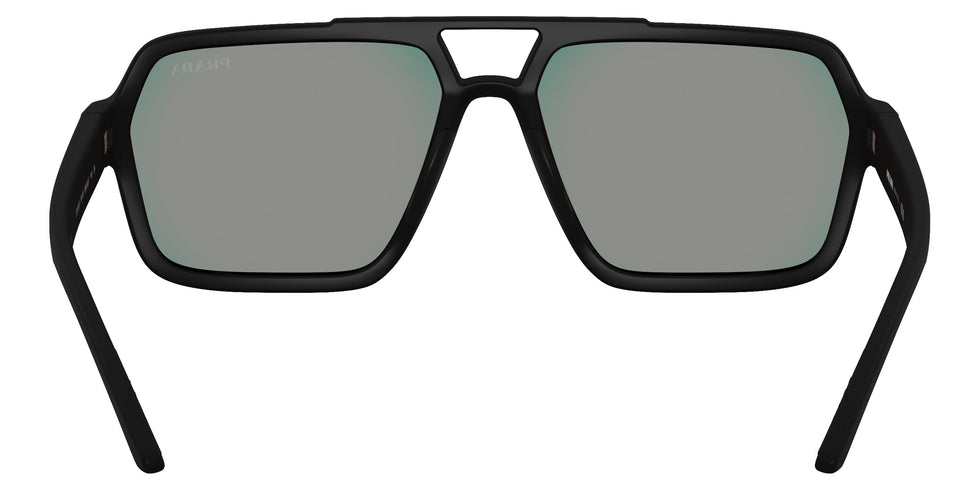 Prada Linea Rossa PS A06SF DG008F 59 - Black Rubber / Dark Gray Mirrored Blue/Red #id:psa06sfdg008f_s:100115