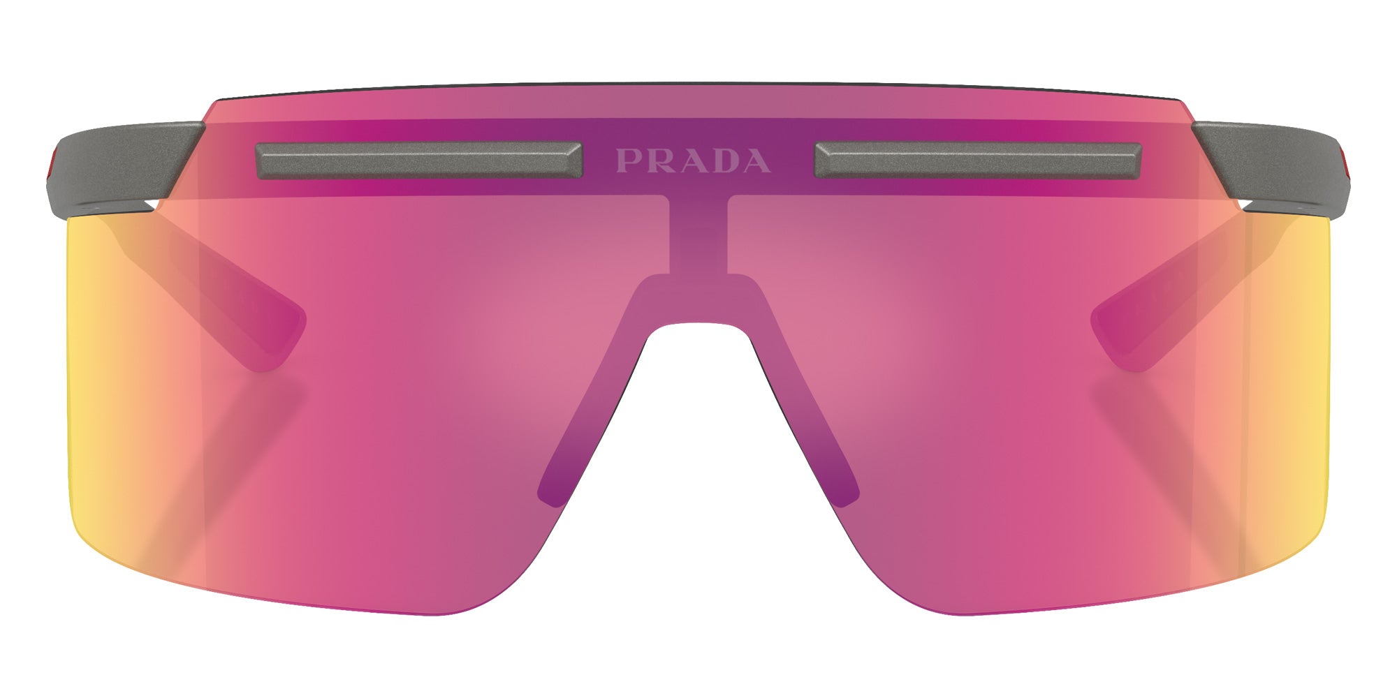 Prada Linea Rossa PS B06S 16X20A 140 - Metal Gray / Violet Mirrored Pink #id:psb06s16x20a_s:100100