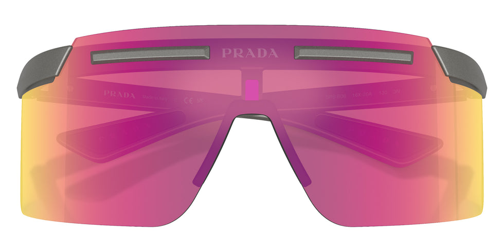 Prada Linea Rossa PS B06S 16X20A 140 - Metal Gray / Violet Mirrored Pink #id:psb06s16x20a_s:100120