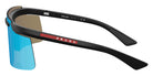 Prada Linea Rossa PS B06S 1BO08R 140 - Matte Black / Light Green Mirrored Blue #id:psb06s1bo08r_s:102110