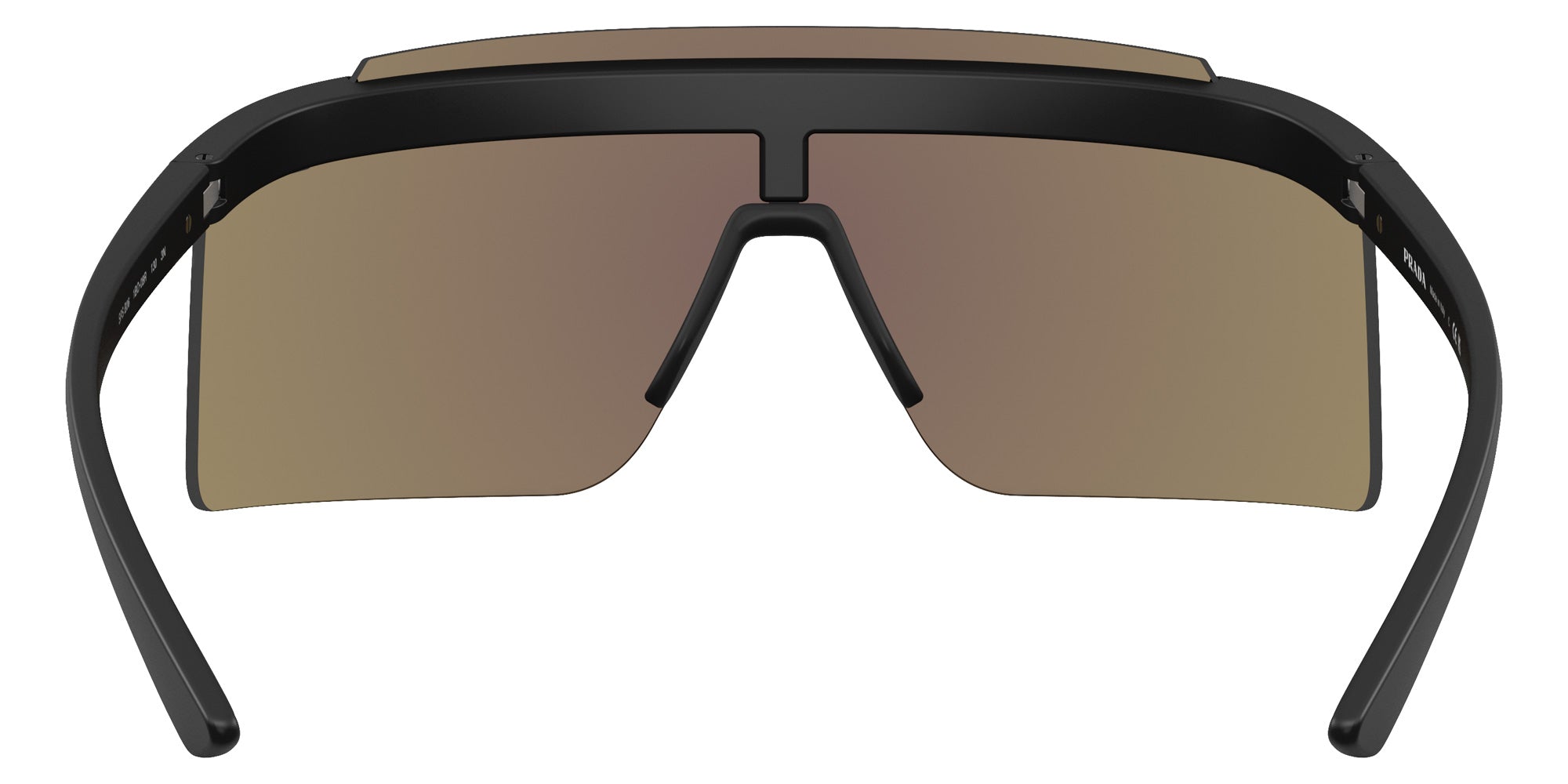 Prada Linea Rossa PS B06S 1BO08R 140 - Matte Black / Light Green Mirrored Blue #id:psb06s1bo08r_s:102115