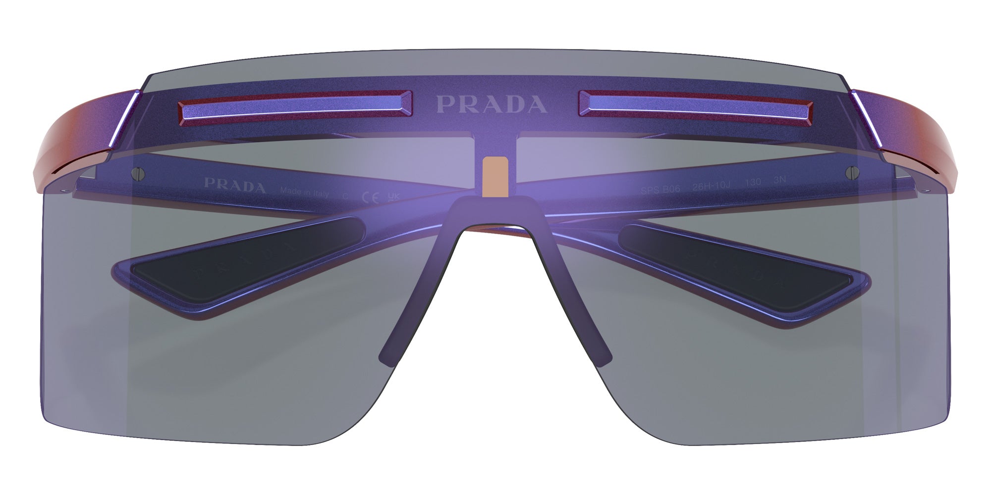 Prada Linea Rossa PS B06S 26H10J 140 - Metal Purple / Blue Mirrored #id:psb06s26h10j_s:104120