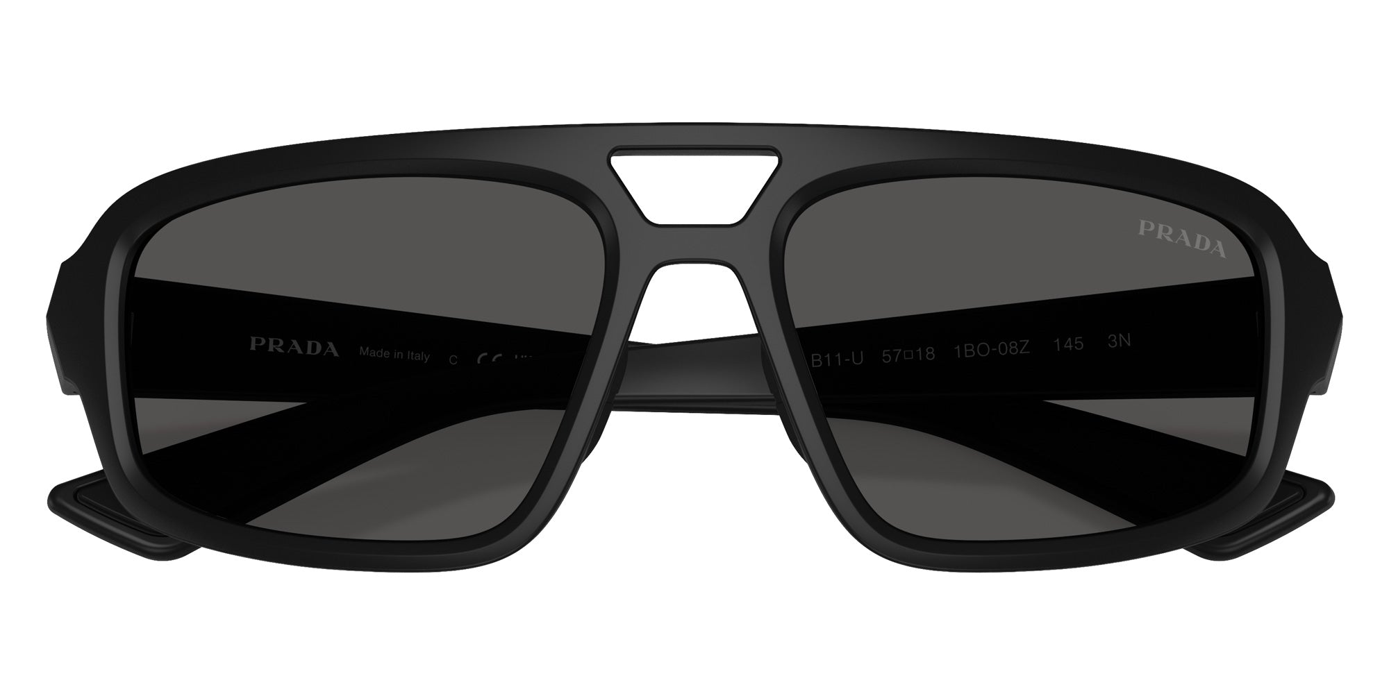 Prada Linea Rossa PS B11SU 1BO08Z 57 - Matte Black #id:psb11su1bo08z_s:102120