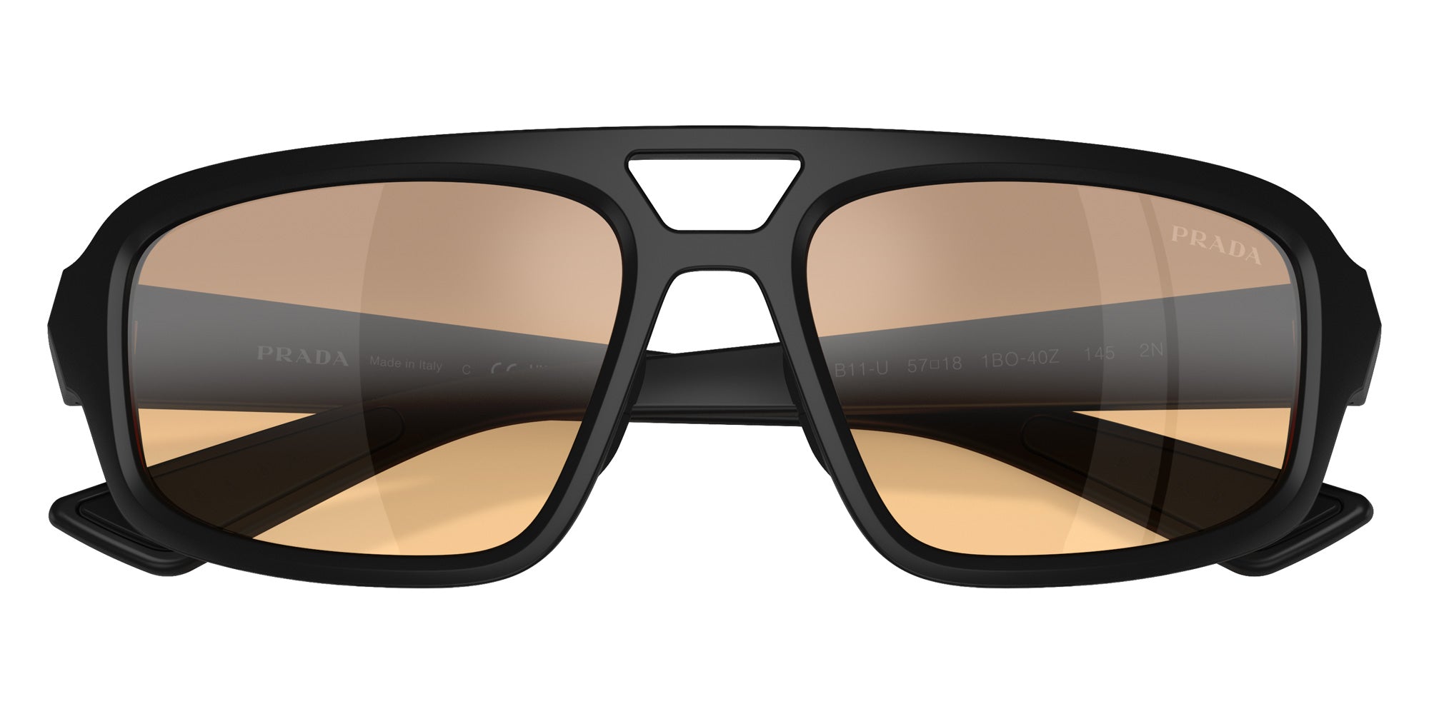 Prada Linea Rossa PS B11SU 1BO40Z 57 - Matte Black #id:psb11su1bo40z_s:104120