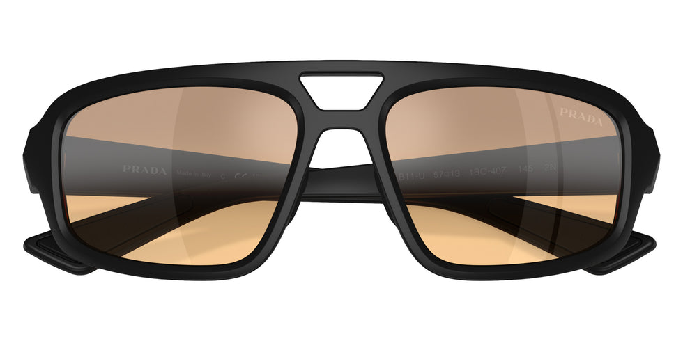 Prada Linea Rossa PS B11SU 1BO40Z 57 - Matte Black #id:psb11su1bo40z_s:104120