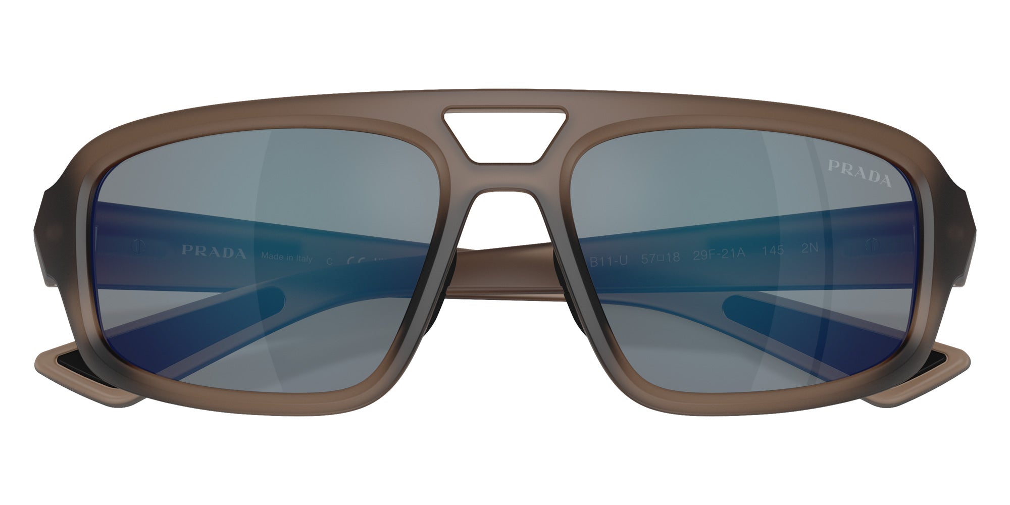 Prada Linea Rossa PS B11SU 29F21A 57 - Frosted Brown #id:psb11su29f21a_s:106120