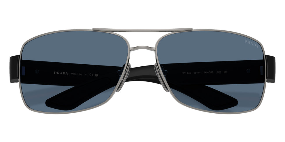 Prada Linea Rossa PS B52S 5AV06A 65 - Gunmetal / Dark Blue #id:psb52s5av06a_s:104120