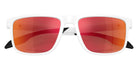 Prada Linea Rossa PS C01S 28U91D 55 - Matte White / Brown Mirrored Orange #id:psc01s28u91d_s:106120