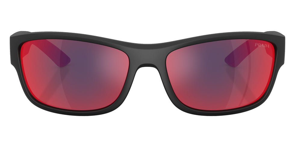 Prada Linea Rossa PS C04S 1BO21A 65 - Matte Balck / Dark Gray Mirrored Blue/Red #id:psc04s1bo21a_s:104100