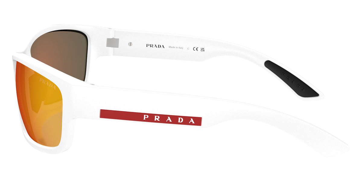 Prada Linea Rossa PS C04S AAI91D 65 - Matte White / Brown Mirrored Orange #id:psc04saai91d_s:106110