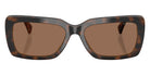 RALPH LAUREN RA5342U 629473 56 - Dark Havana on Transparent / Brown #id:ra5342u629473_s:100100