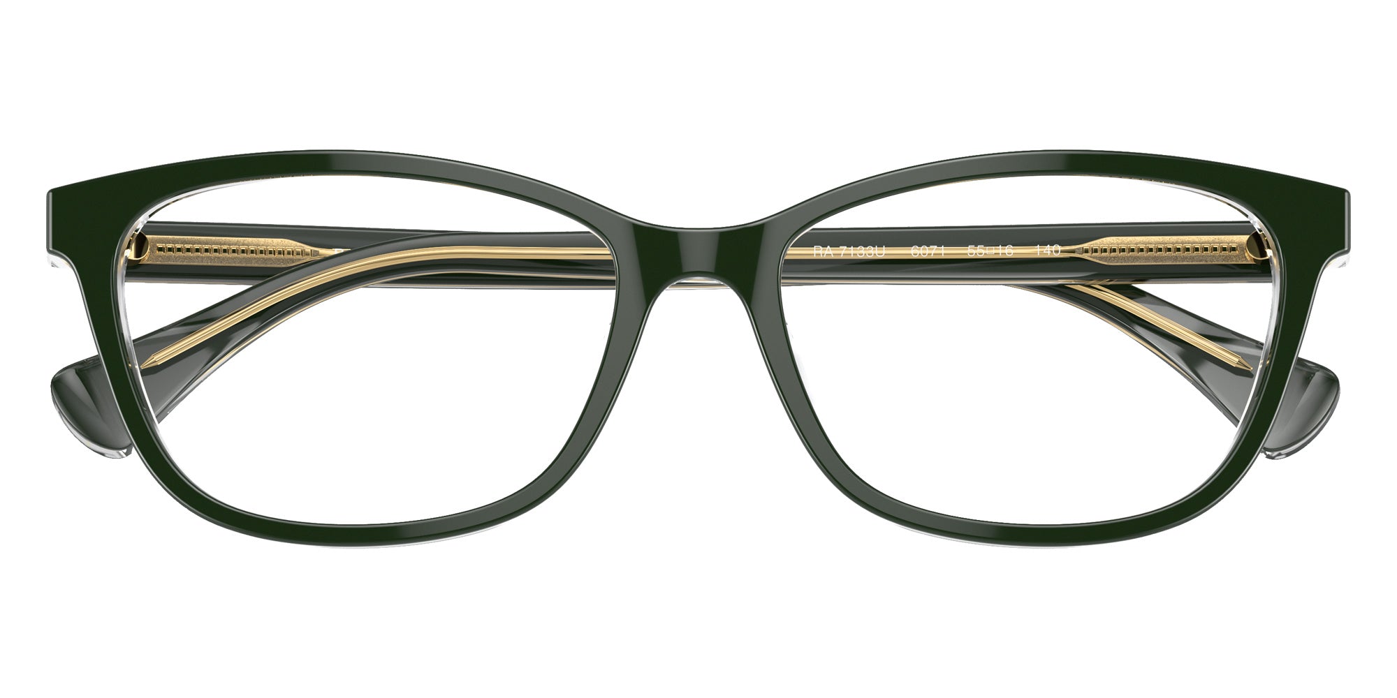 RALPH LAUREN RA7133U 6071 55 - Green on Crystal #id:ra7133u6071_s:100120