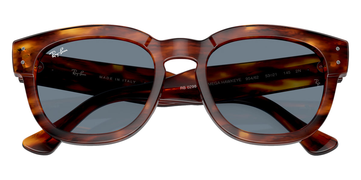 Ray-Ban RB0298SF Mega Hawkeye 954/62 53 - Striped Havana / Blue #id:rb0298sf95462_s:100125