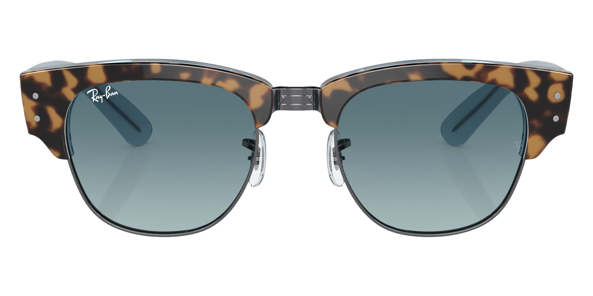 Ray-Ban RB0316S Mega Clubmaster 13163M 50 - Havana on Blue on Gunmetal / Blue #id:rb0316s13163m_s:100100