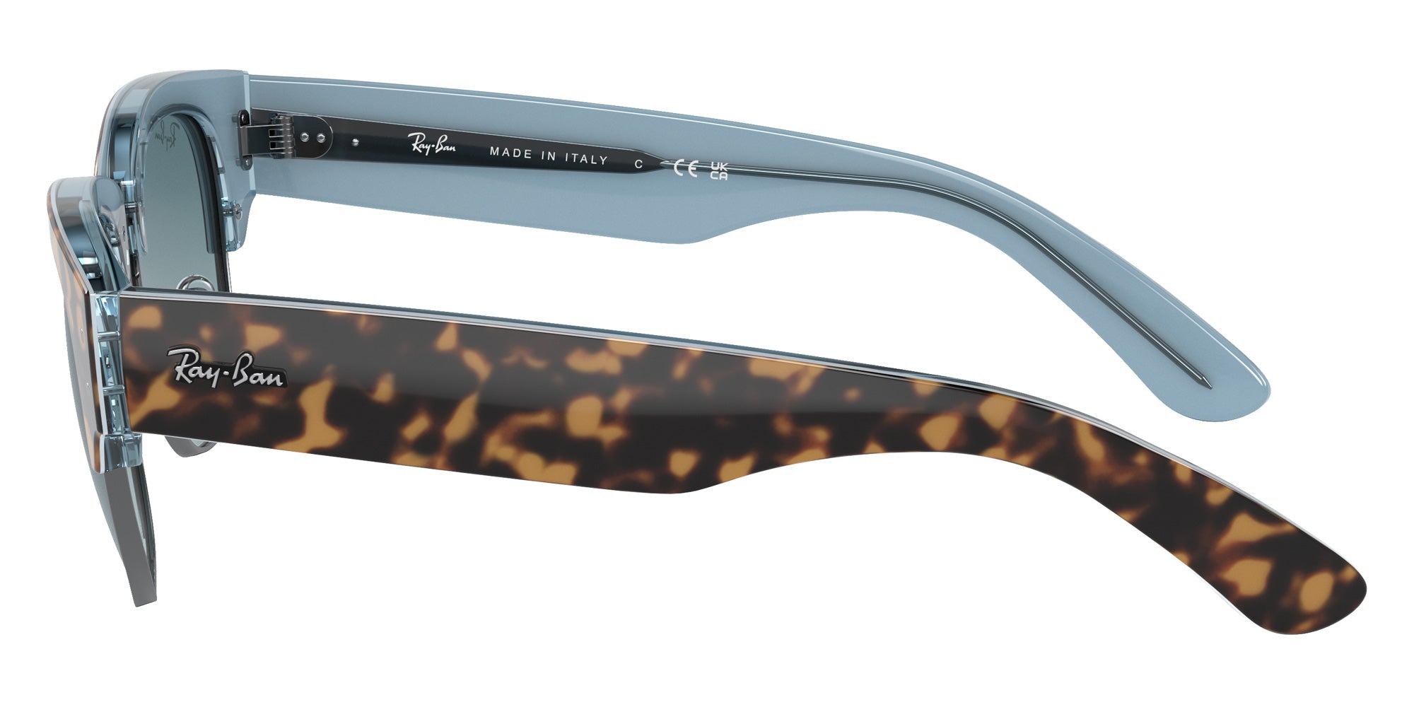 Ray-Ban RB0316S Mega Clubmaster 13163M 53 - Havana on Blue on Gunmetal #id:rb0316s13163m_s:100110