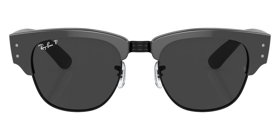 Ray-Ban RB0316S Mega Clubmaster 136748 53 - Gray on Black / Black Polarized #id:rb0316s136748_s:104100
