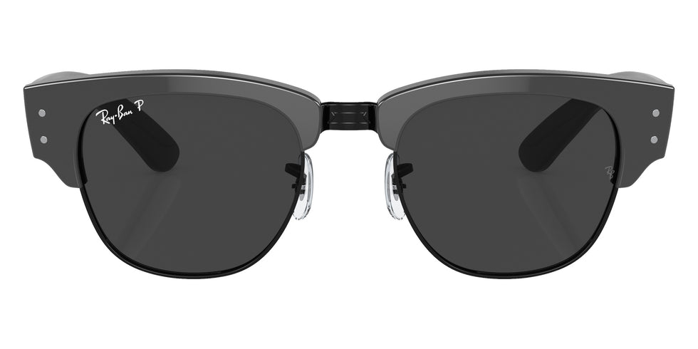 Ray-Ban RB0316S Mega Clubmaster 136748 50 - Gray on Black #id:rb0316s136748_s:102100