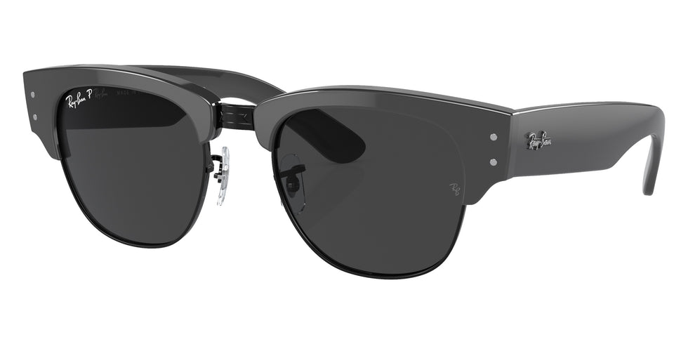 Ray-Ban RB0316S Mega Clubmaster 136748 53 - Gray on Black / Black Polarized #id:rb0316s136748_s:104105