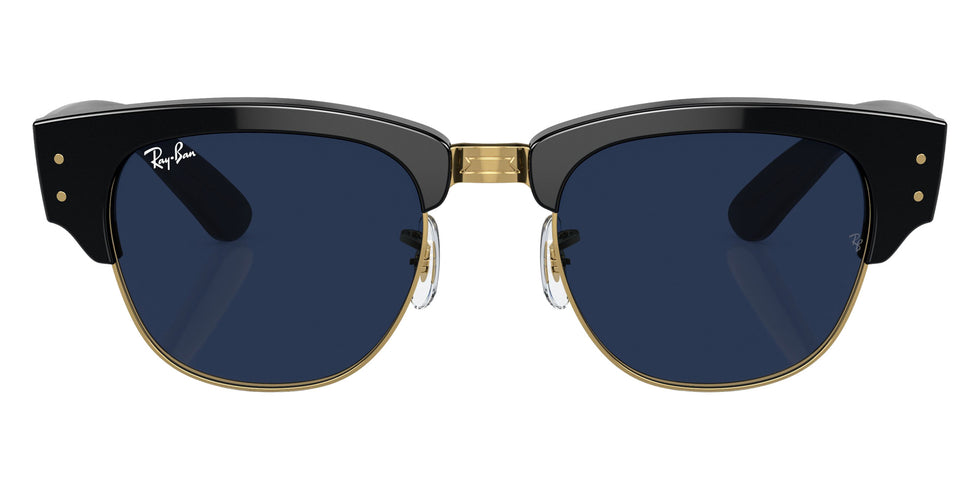 Ray-Ban RB0316S Mega Clubmaster 901/GG 50 - Black on Gold / Clear/Blue Photochromic #id:rb0316s901gg_s:100100