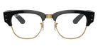 Ray-Ban RB0316S Mega Clubmaster 901/GG 50 - Black on Gold / Clear/Blue Photochromic #id:rb0316s901gg_s:100105