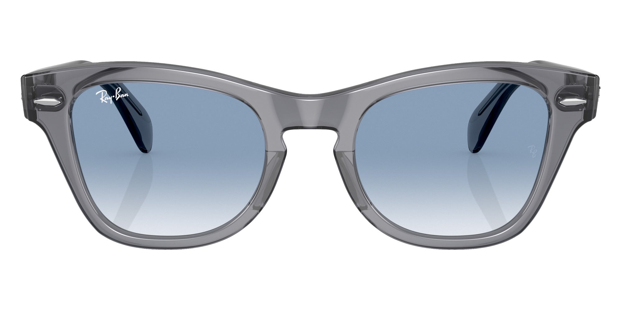 Ray-Ban RB0707S 66413F 53 - Transparent Gray / Blue #id:rb0707s66413f_s:100100
