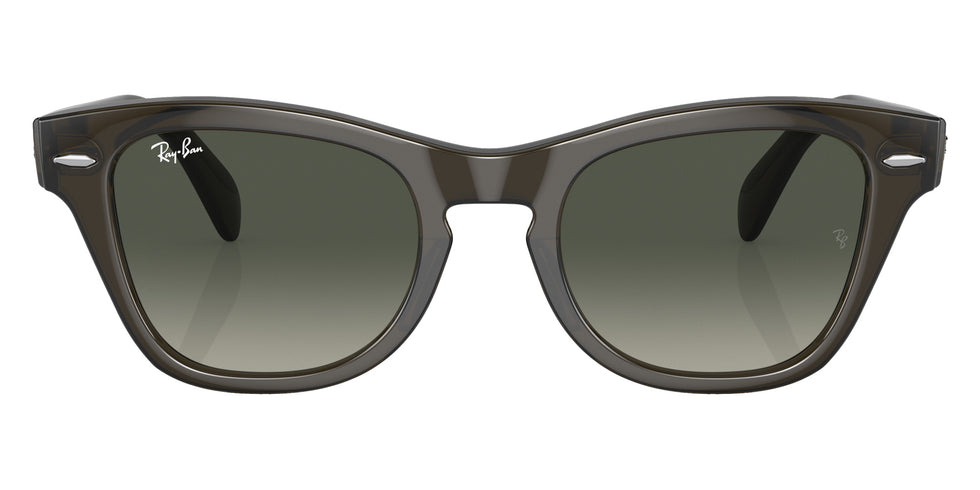 Ray-Ban RB0707S 664271 50 - Transparent Olive Green / Gray #id:rb0707s664271_s:100100