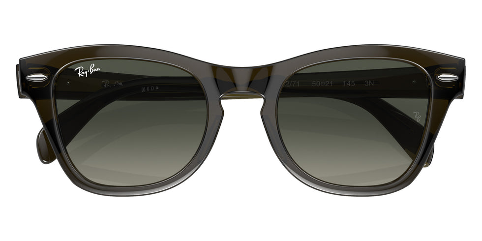 Ray-Ban RB0707S 664271 50 - Transparent Olive Green / Gray #id:rb0707s664271_s:100125