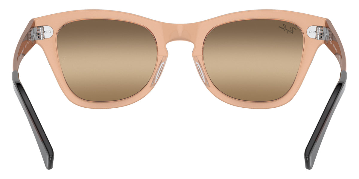 Ray-Ban RB0707SM 6449G7 53 - Transparent Brown / Gold Mirrored #id:rb0707sm6449g7_s:100115