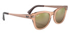 Ray-Ban RB0707SM 6449G7 53 - Transparent Brown / Gold Mirrored #id:rb0707sm6449g7_s:100120