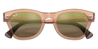 Ray-Ban RB0707SM 6449G7 53 - Transparent Brown / Gold Mirrored #id:rb0707sm6449g7_s:100125