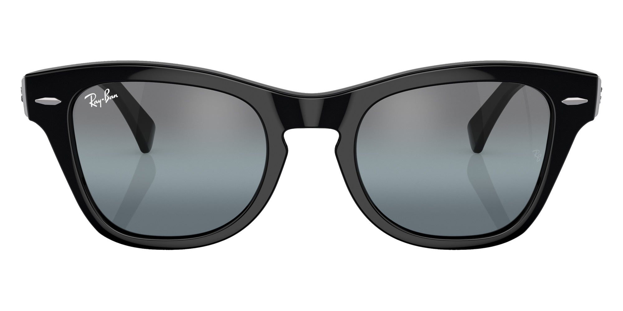 Ray-Ban RB0707SM 901/G6 50 - Black / Blue Vintage Mirrored #id:rb0707sm901g6_s:100100