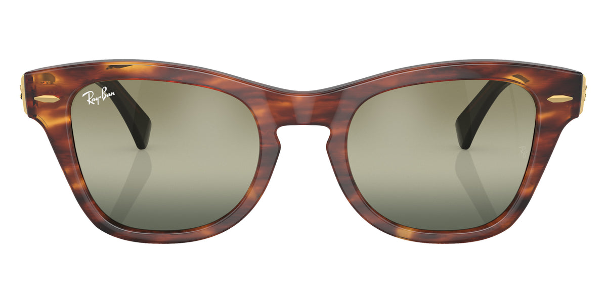 Ray-Ban RB0707SM 954/G4 53 - Striped Havana / Green Mirrored #id:rb0707sm954g4_s:102100