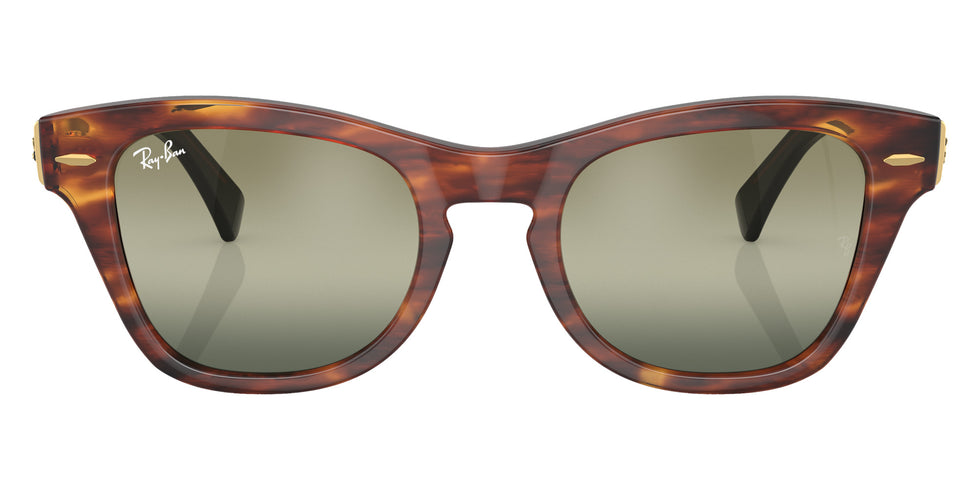 Ray-Ban RB0707SM 954/G4 53 - Striped Havana / Green Mirrored #id:rb0707sm954g4_s:102100
