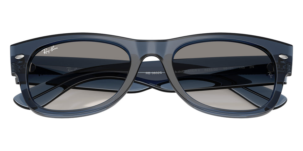 Ray-Ban RB0832S Mega Wayfarer II 684532 52 - Transparent Dark Blue #id:rb0832s684532_s:100125