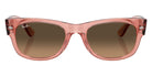 Ray-Ban RB0832S Mega Wayfarer II 684843 52 - Transparent Pink #id:rb0832s684843_s:108100