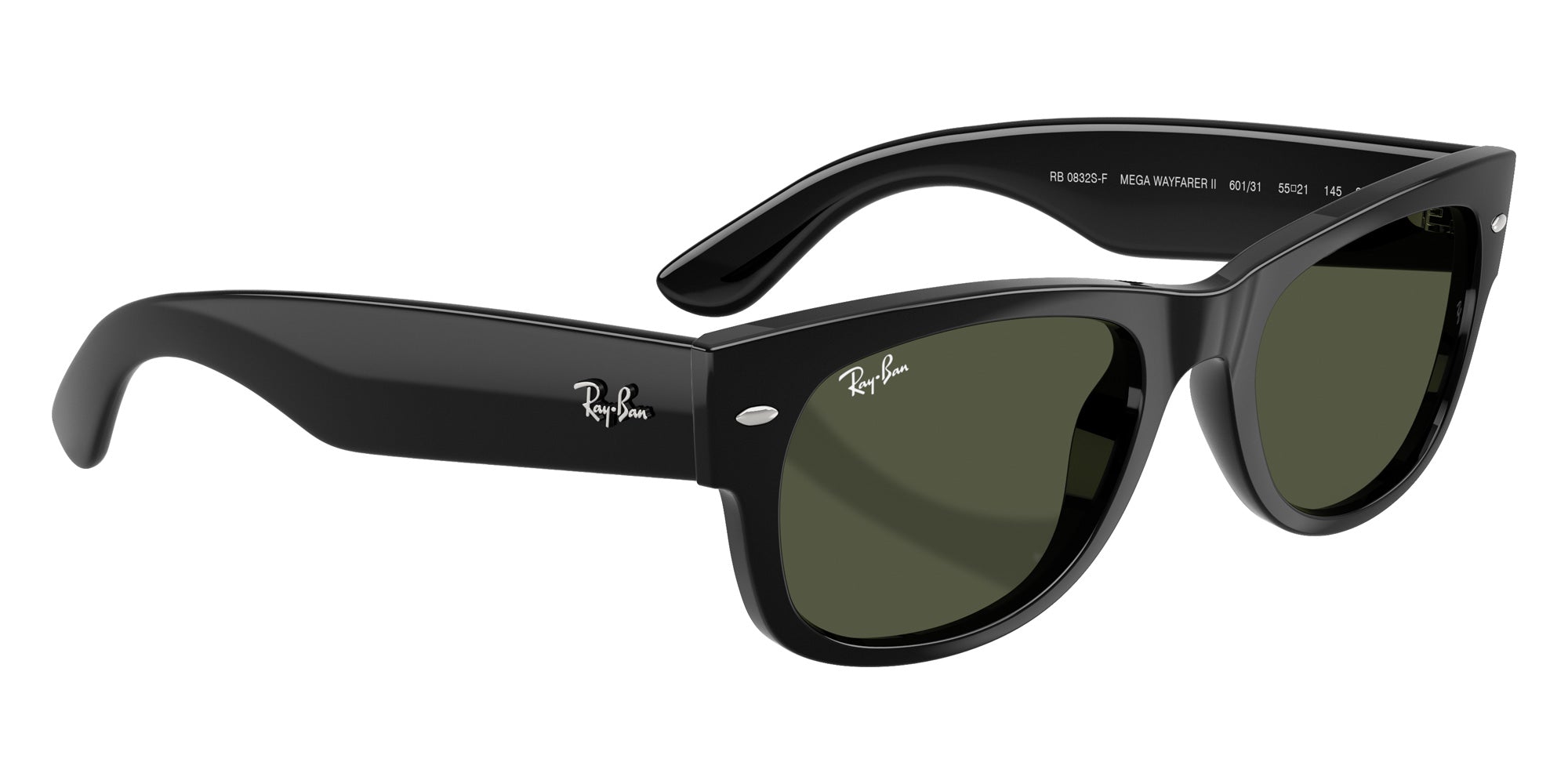 Ray-Ban RB0832SF Mega Wayfarer II 601/31 55 - Black #id:rb0832sf60131_s:100120